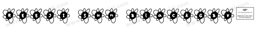 REEJI Sun BlackGBV10字体转换